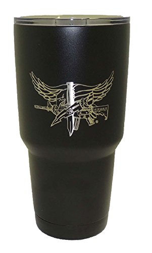 Black Tumbler with SWAT Operator Logo 30 oz