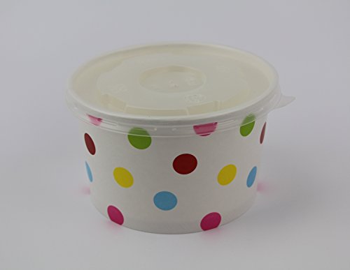 100 Count Deli Containers Durable Food Storage Containers with Lids Hot and Cold Disposable 20oz Containers Use for Frozen Desserts Soups or Any Food of Your Choice