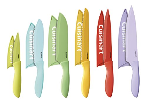 Cuisinart C5512PCER1 Advantage Color Collection 12Piece Knife Set with Blade Guards Multicolored
