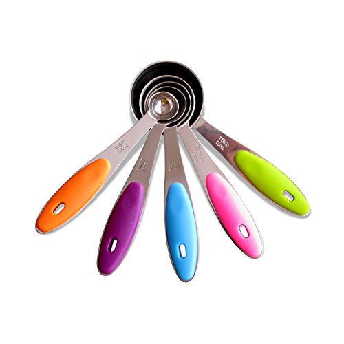 Tominco Measuring Spoons-5 Piece Stainless Steel Kitchen Set-5 Downloadable Ebooks
