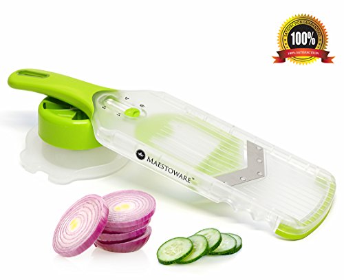 Maestoware® Handheld Adjustable Mandoline V-blade V-slicer - Kitchen Gadgets And Cutlery Accessories For Vegetable